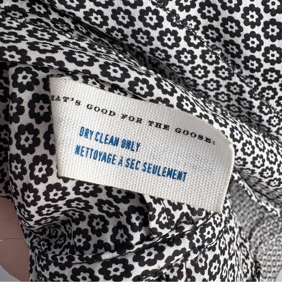 🌺ANTHROPOLOGIE LEIFSDOTTIR Silk Back Tie in Black / Gray Size 8 — WOW!!!🌺 - Picture 7 of 8